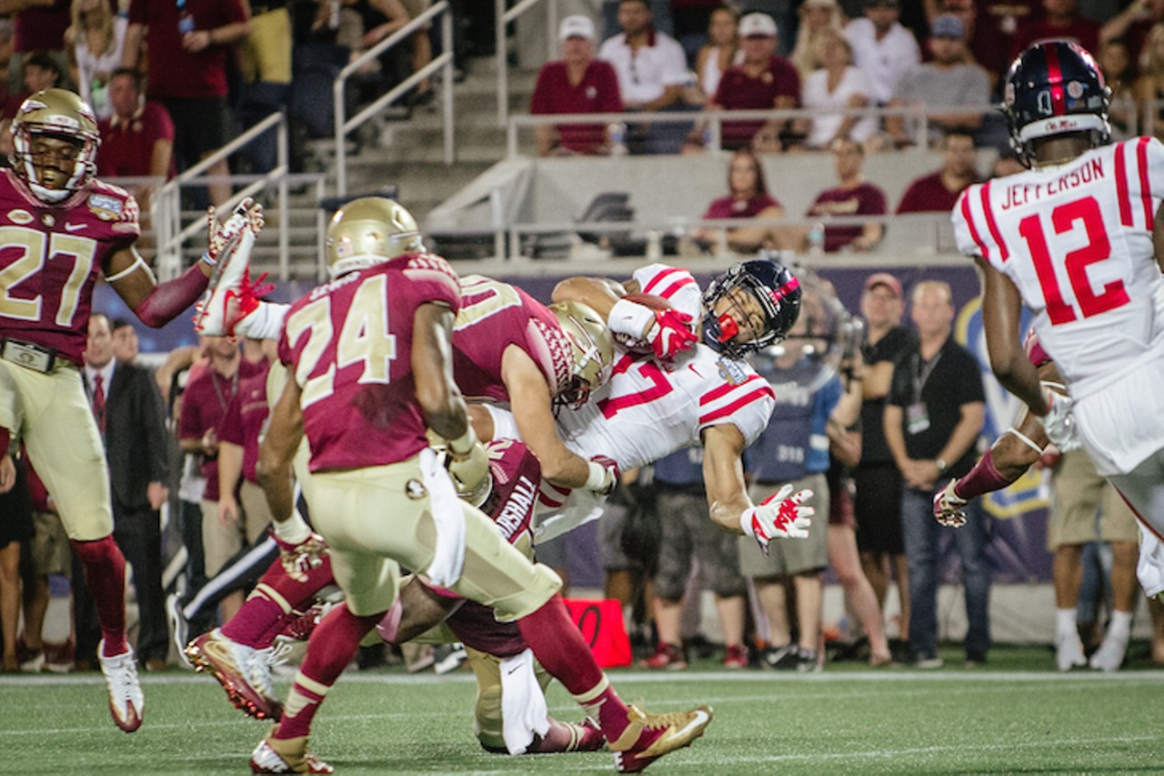 Photos from FSU's 45-34 victory over Ole Miss at Camping World Stadium