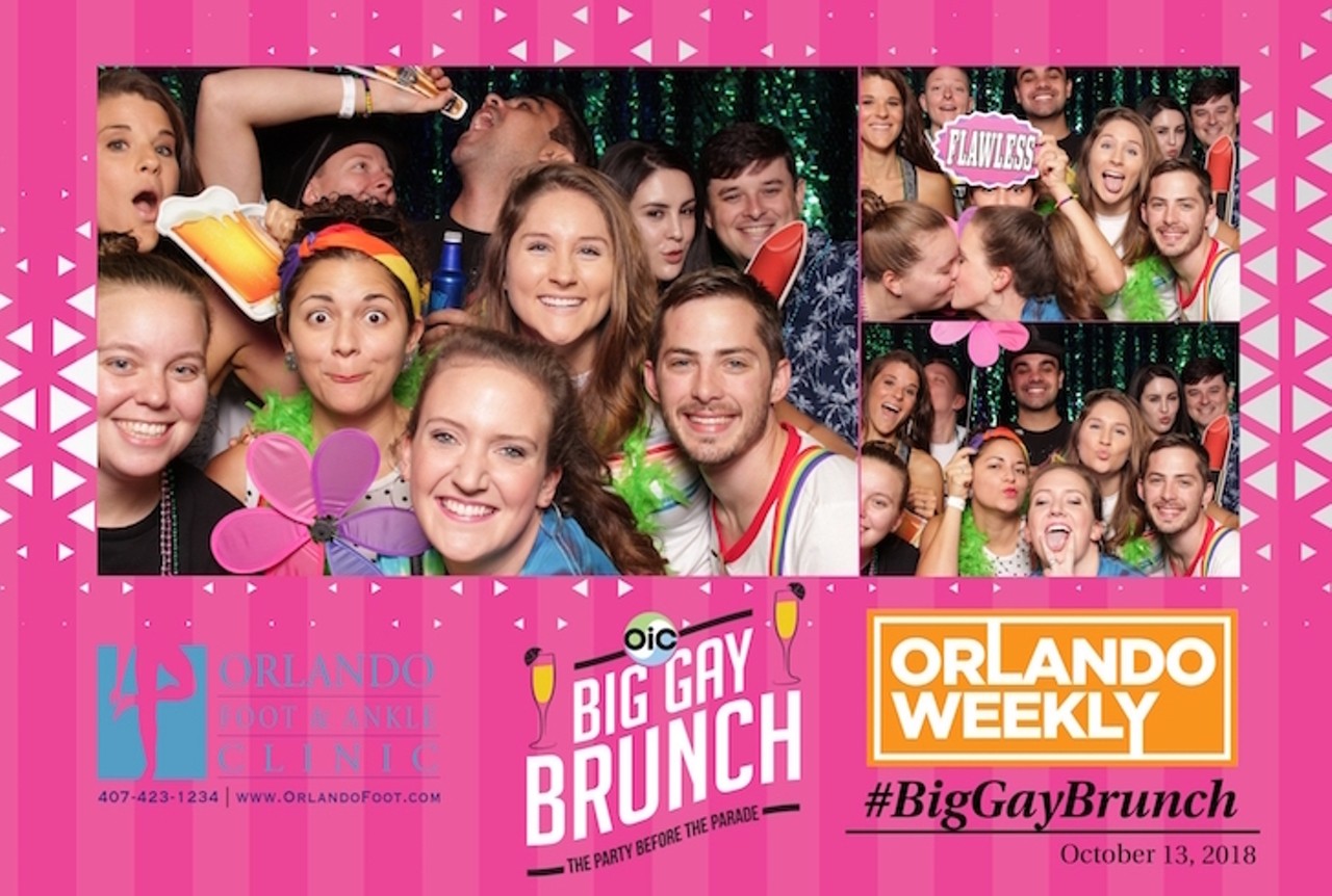 Photos from the Orlando Foot and Ankle photobooth at Big Gay Brunch 2018