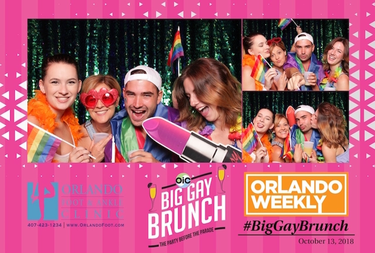 Photos from the Orlando Foot and Ankle photobooth at Big Gay Brunch 2018