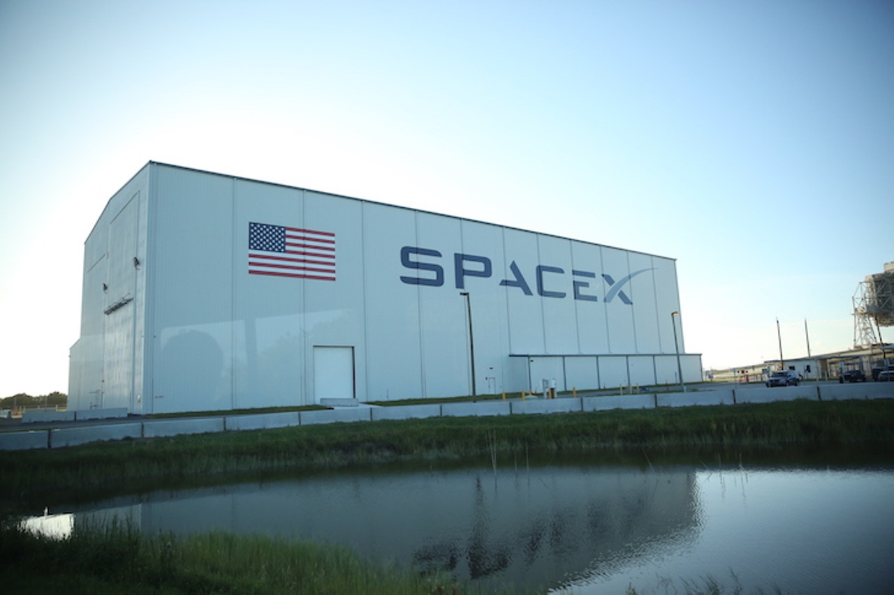 The SpaceX facility at NASA