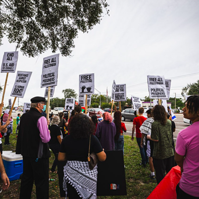 PHOTOS: Palestine and Israel supporters clash in Tampa over the weekend