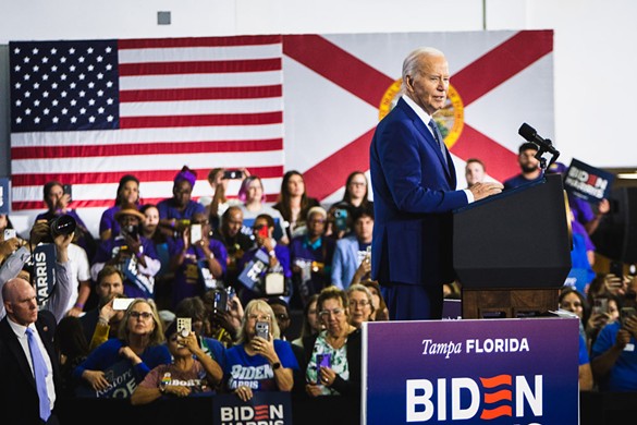 Photos: President Biden bashes Florida's abortion ban, while protesters hammer him on Palestine