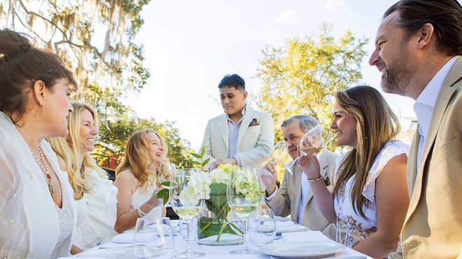 Got a spare white linen suit and $250? Plated happens on Thursday