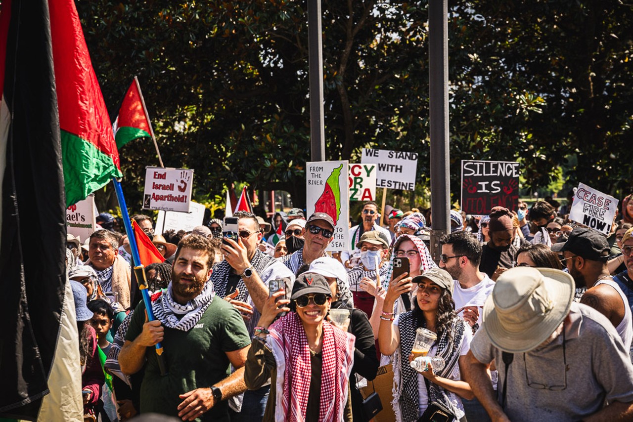 Police arrest two, pepper spray crowd at pro-Palestinian rally in downtown Orlando