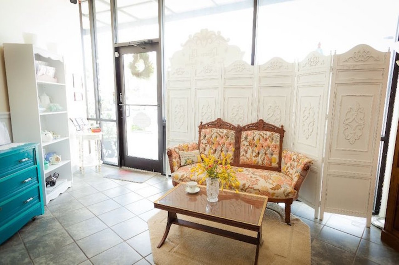 Lemon Lily Tea Room  
1954 W. State Road 426, 407-542-7856
A reservation is required for this vintage Oviedo tea room. Enjoy a refined time of fresh salads, scones and pastries in a setting fit for royalty. 
Photo via Yelp/Lemon Lily Tea Room owner