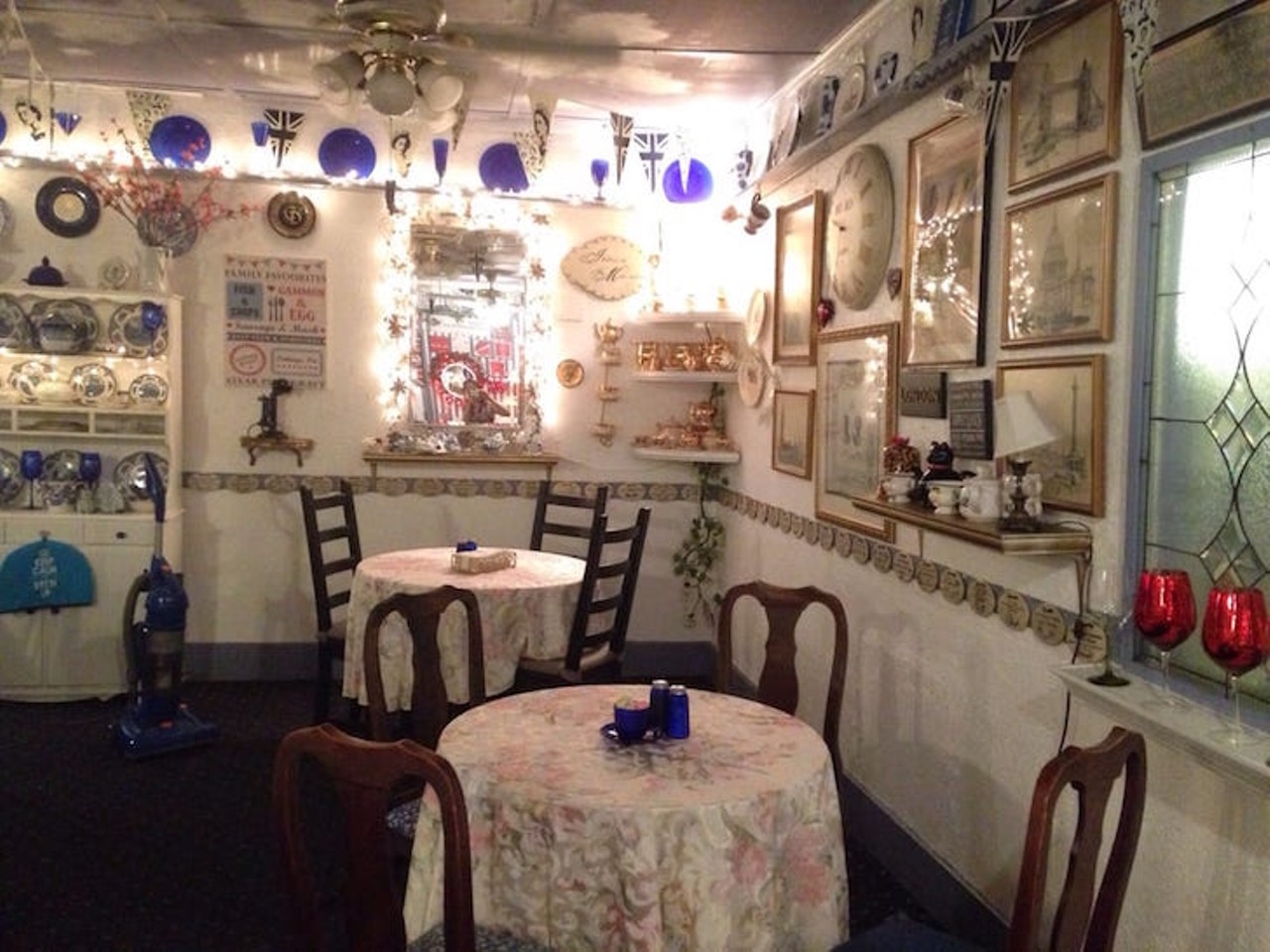The Chattaway  
358 22nd Ave., St. Petersburg, 727-823-1594
Located in St. Petersburg, this is a traditional British eatery complete with a special tea room for afternoon high tea, but reservations must be made in advance. 
Photo via Yelp/Melissa Z.