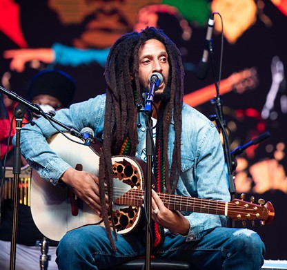Reggae royalty the Wailers featuring Julian Marley headlined the Frontyard Festival in Downtown Orlando
