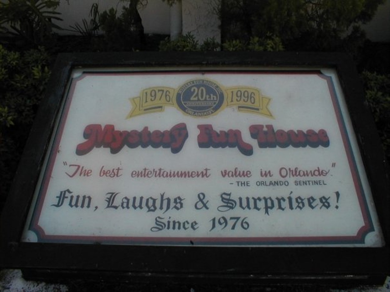 It opened in 1976, and was owned in part by local developer David Siegel. Yes, THAT David Siegel. And this one, too. It promised fun, laughs and surprises, including a mirror maze, fortune telling and a magic show. (image via facebook.com/mysteryfunhouse)