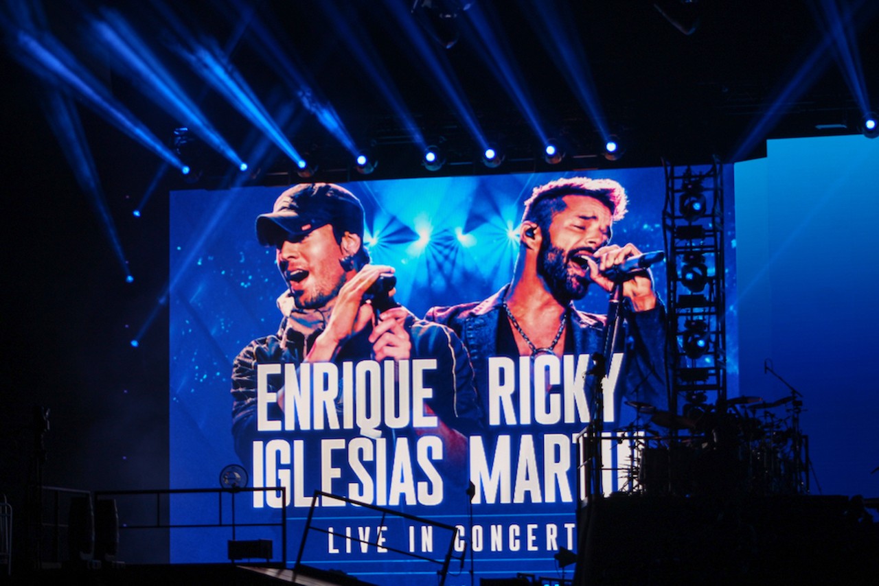 Ricky Martin and Enrique Iglesias brought top-level pop spectacle to Orlando's Amway Center