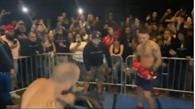 Underground New York fight club holds 'Rumble in Orlando' event in front of packed crowd