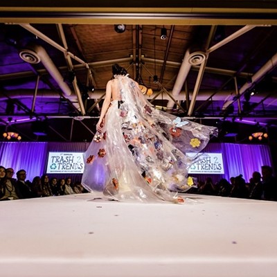Save the planet and serve looks at Trash 2 Trends recycled fashion show this week (2)