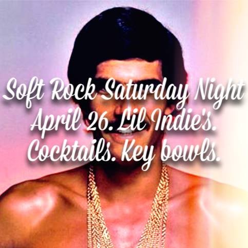 'Soft Sounds of the Seventies' night at Lil Indies with special drink menu