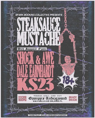 Steaksauce Mustache, Shock and Awe, Dale Earnhardt, KS23