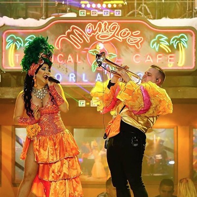 Mango's Tropical Cafe    8126 International Drive, 407-673-4422    Mango&#146;s Tropical Cafe puts on a dinner show that will blow you away, filled to the brim with fiery Latin passion and complemented by drinks and deliciously authentic eats. Grab a partner — there&#146;s a DJ and a dance floor.    Photo via mangosorlando/Instagram