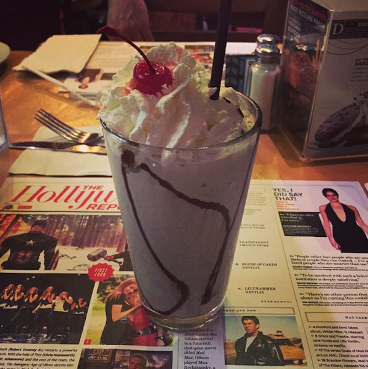 Planet Hollywood
1506 Buena Vista Drive; 407-827-7827
The food here isn&#146;t anything special, but at least there's something to make up for it. Selection is small and the chocolate malt might sound plain, but beauty can be found in simplicity.
Photo via elliotlancaster/Instagram