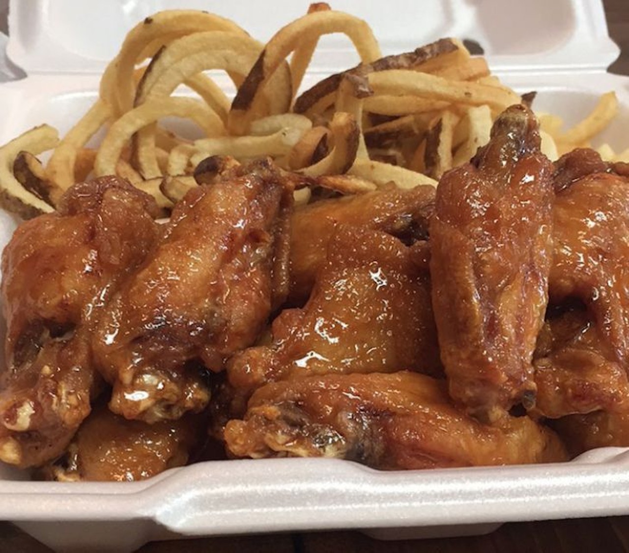 Wings of Winter Garden
12801 W. Colonial Drive, Winter Garden, 407-656-4492 
Their all-day specials offer 6-12 wings with curly fries and a drink ranging from $6-$10 every day, a 36-wing family pack for $31.99, and a hot honey garlic sauce that can&#146;t be replicated.
Photo via fat_boy_sobbie/Instagram