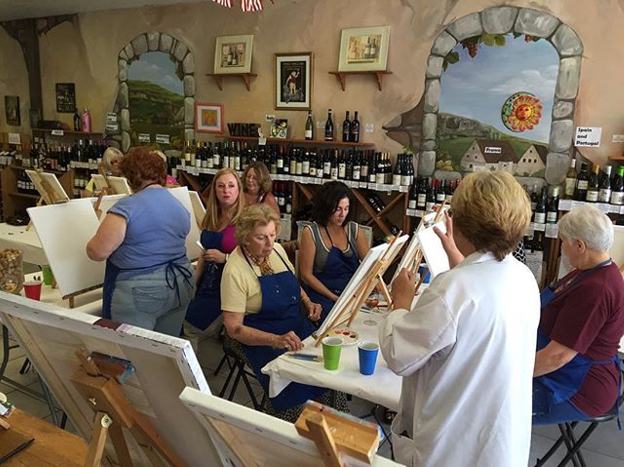 Sip your finest wine and paint a work of art at Yes You Canvas
1500 Alafaya Trail #1008, Oviedo, (407) 542-8969
At Yes You Canvas, wine is encourage while painting whatever comes to mind. If you&#146;re not great at painting, there are teachers present to help you cultivate your artistic talents. Classes go for around $20.
Photo via yesyoucanvas_oviedo/Instagram