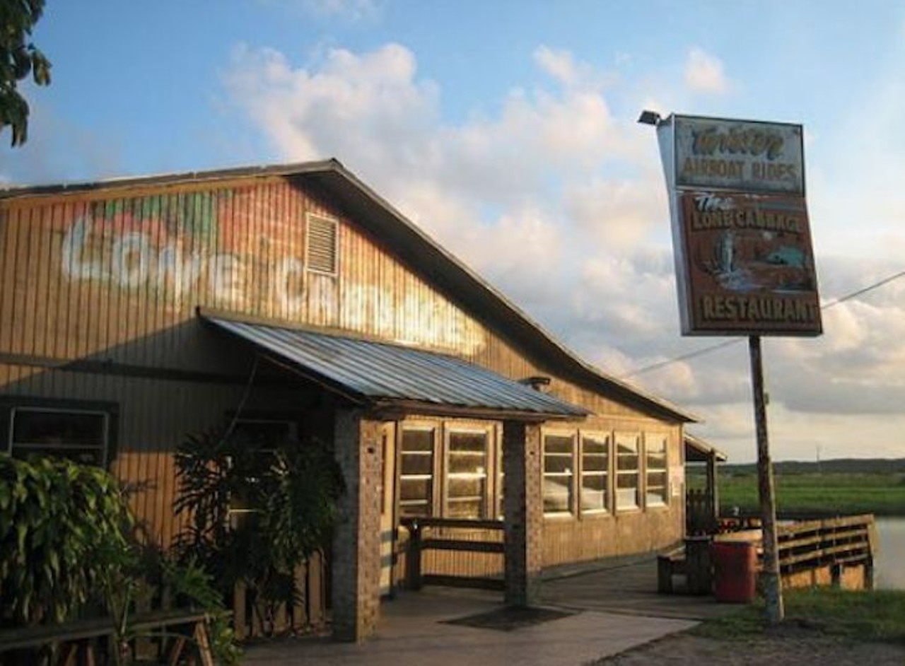 
Lone Cabbage Fish Camp
8199 SR 520, Cocoa; 321-632-4199
This old-style Florida fish camp is located on the St. John&#146;s River, offering their famous gator tail, frog legs, turtle and catfish, among other seafood staples. While you&#146;re there, you can also try their airboat rides.
Photo via Lone Cabbage Fish Camp/Facebook