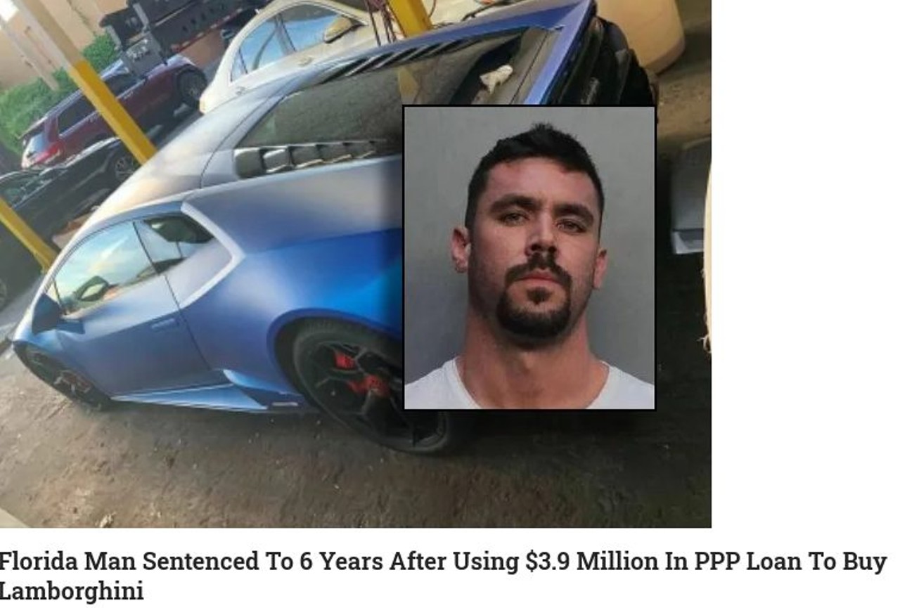 Florida Man Sentenced To 6 Years After Using $3.9 Million In PPP Loan To Buy Lamborghini
