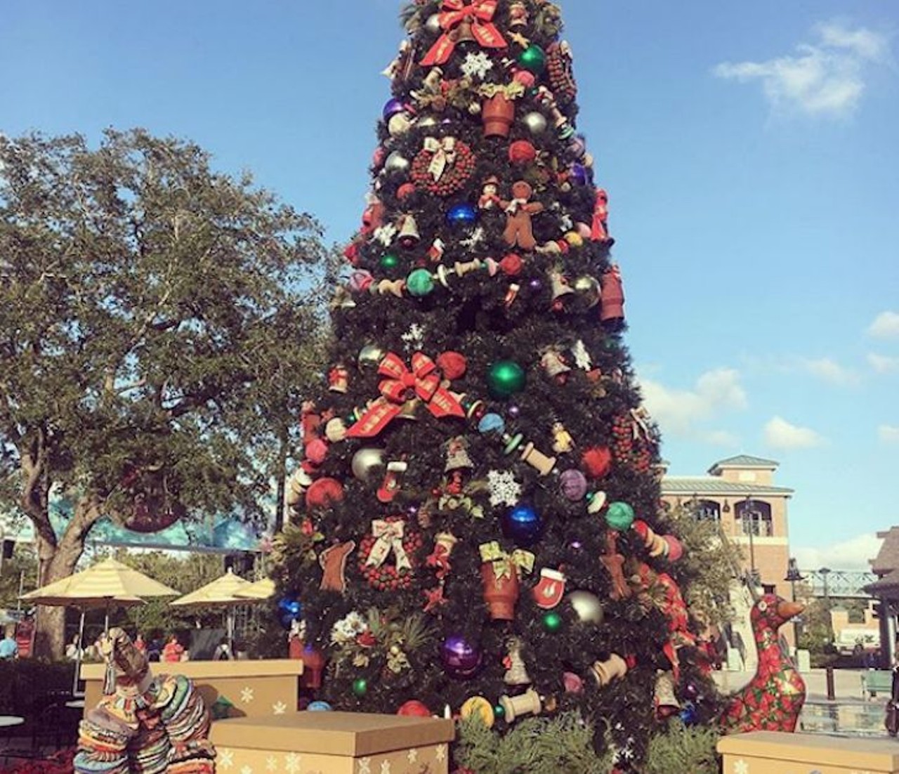 Holidays at Disney Springs
1486 Buena Vista Dr. 
November 10, 2017 - January 7, 2018
Disney Springs&#146; holiday festivities are a great way to enjoy theme park Christmas fun without splurging on ticket prices. Walk through the Christmas tree trail with Disney-themed trees, falling snow and music.
Photo via kyleeyalexandra/Instagram