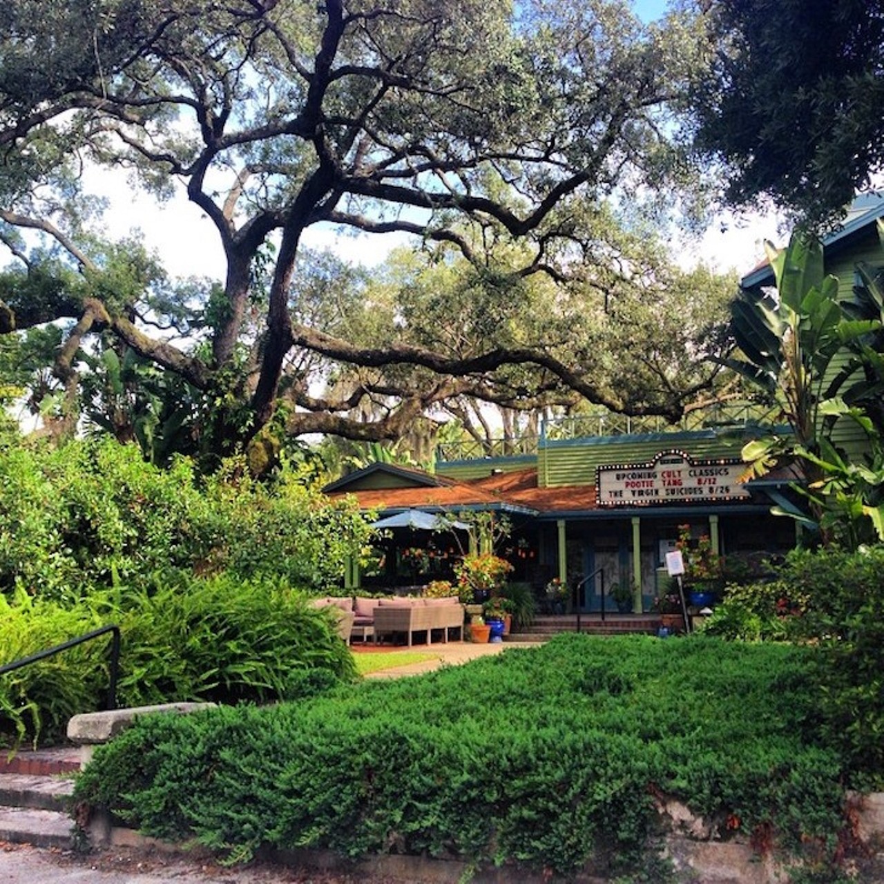Enzian Theater
Enzian's Eden Bar knows how to sling a good cocktail. The lawn's usually reserved for free flicks, but certainly they'll trim the grass when the bride walks down the aisle.
1300 S. Orlando Ave., Maitland | 407-629-0054
Photo via enziantheater/Instagram