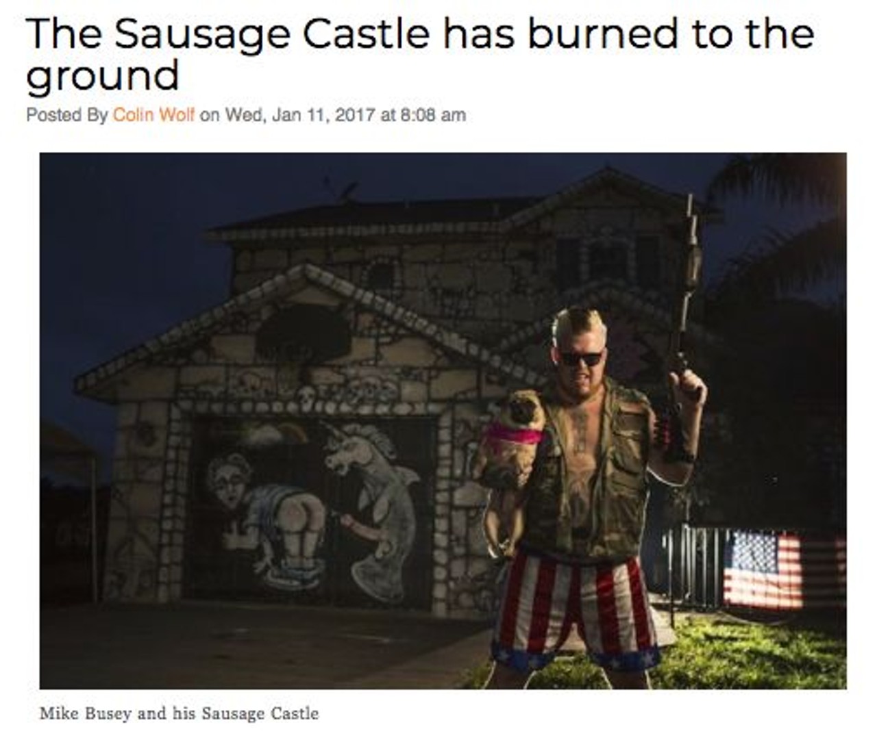 The Sausage Castle, once considered the "Wildest House in America," has burned to the ground. Read more