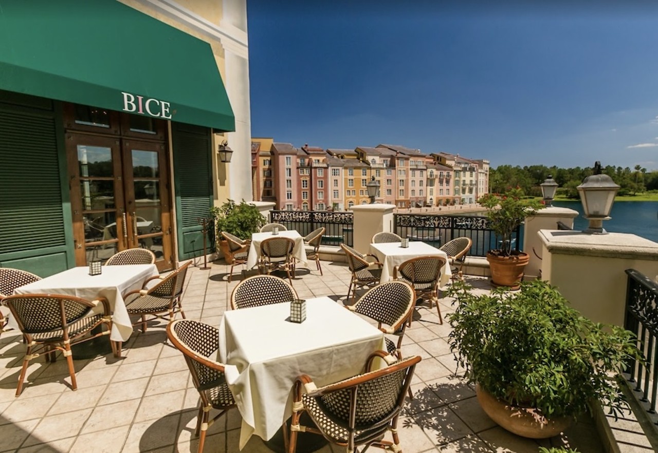 BiCE Ristorante Orlando
5601 Universal Blvd., Orlando
BiCE Ristorante brings a little taste of Italy to Florida. Located at the Loews Portofino Bay Hotel at Universal Orlando, this Italian restaurant was designed to give guests the feel of a classic European eatery.