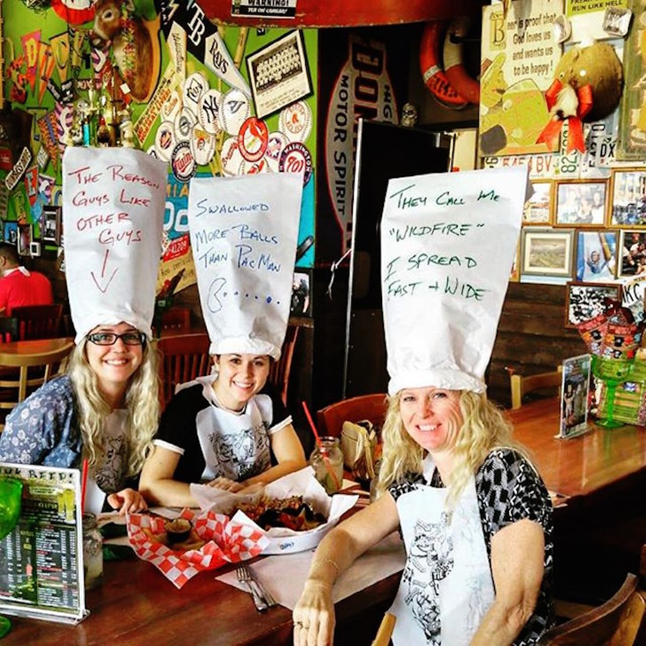 Dick&#146;s Last Resort
8201 Vineland Ave. | 321-329-3002
The waiters write things like &#147;taken more loads than a Maytag washer&#148; on tall hats, then put them on the patrons. If you&#146;ve got a good sense of humor (and maybe nerves of steel), then go ahead and have it out with the surly servers of Dick's while they bring you a hot plate of BBQ pork ribs.
Photo via cassandraskyyy/Instagram