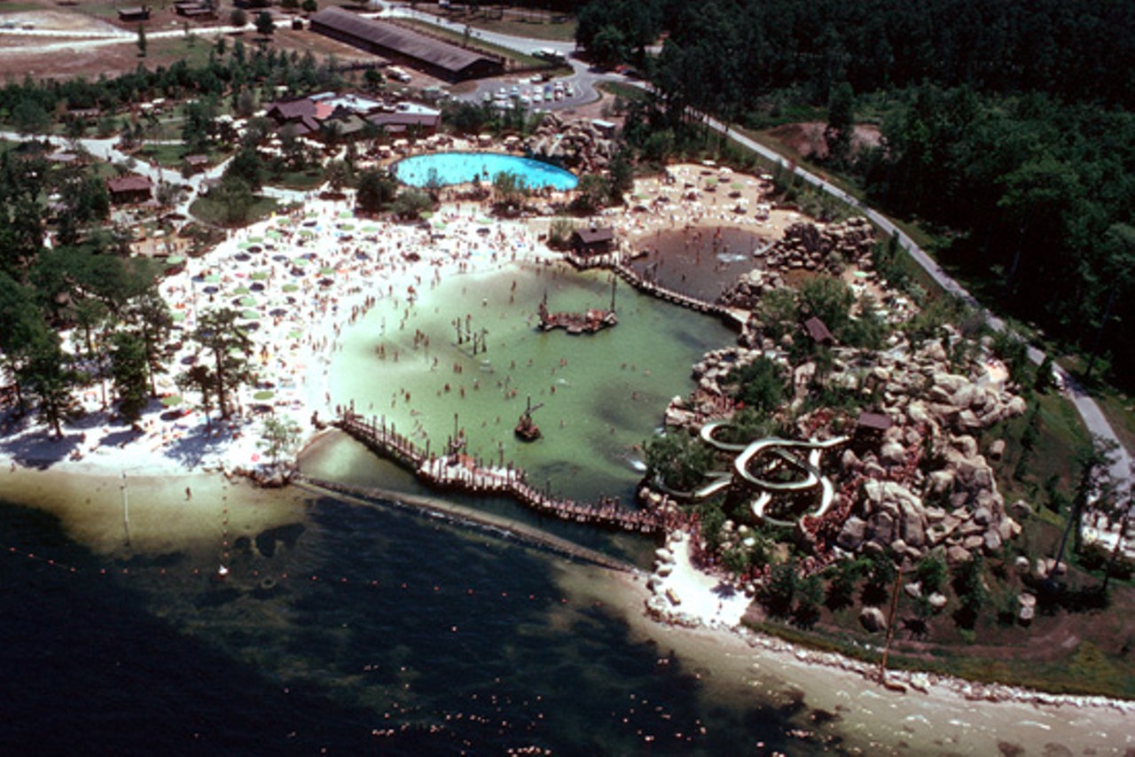 Walt Disney World&#146;s abandoned River Country
The "theme" of River Country was old-fashioned swimming hole, with pools and crazy waterslides that used water pumped in from Bay Lake.
Photo via disneyparks.disney.go.com