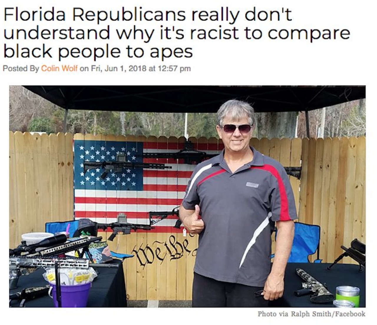 In less than a week, two prominent Florida Republicans openly questioned why you can't refer to black people as apes. Read more here.