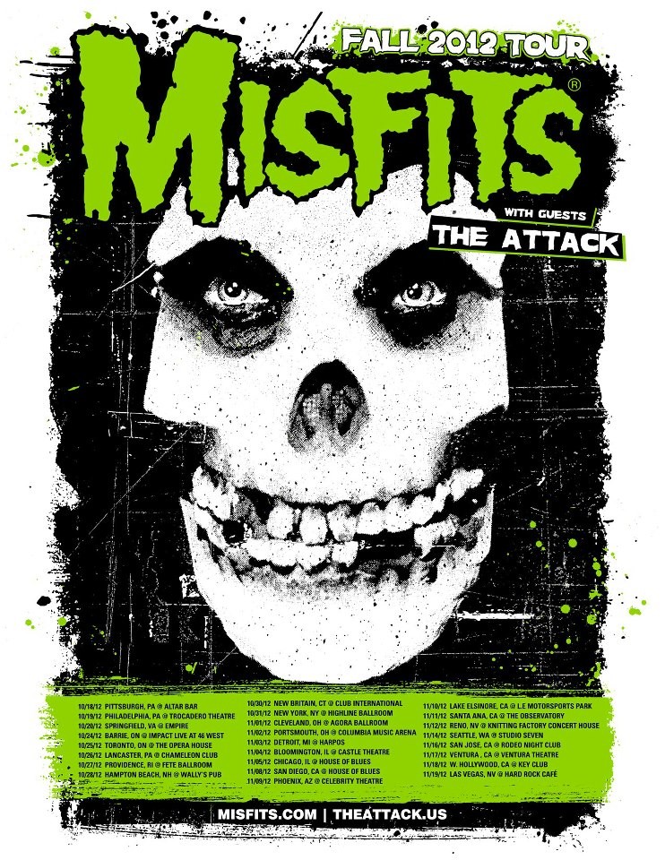 The Attack heading out for a month-long tour with the Misfits