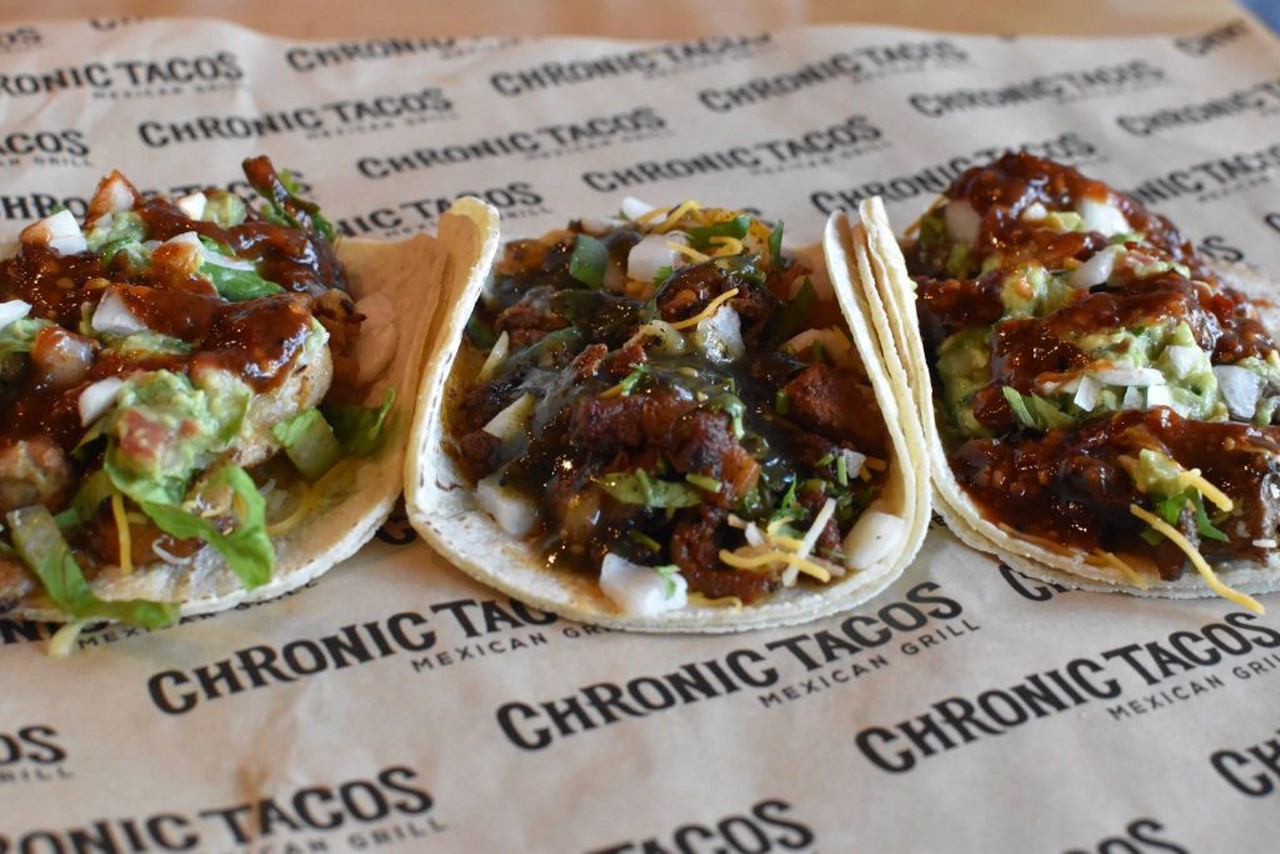 Chronic Tacos
Sure to satisfy your munchies, this Dr. Phillips taqueria has experienced a long delay in opening its build-a-taco concept &ndash; though, really, it's not all too surprising given this joint's name is Chronic Tacos.
(Opening February; 7541 W. Sand Lake Road; chronictacos.com)
Photo via Chronic Tacos/Facebook