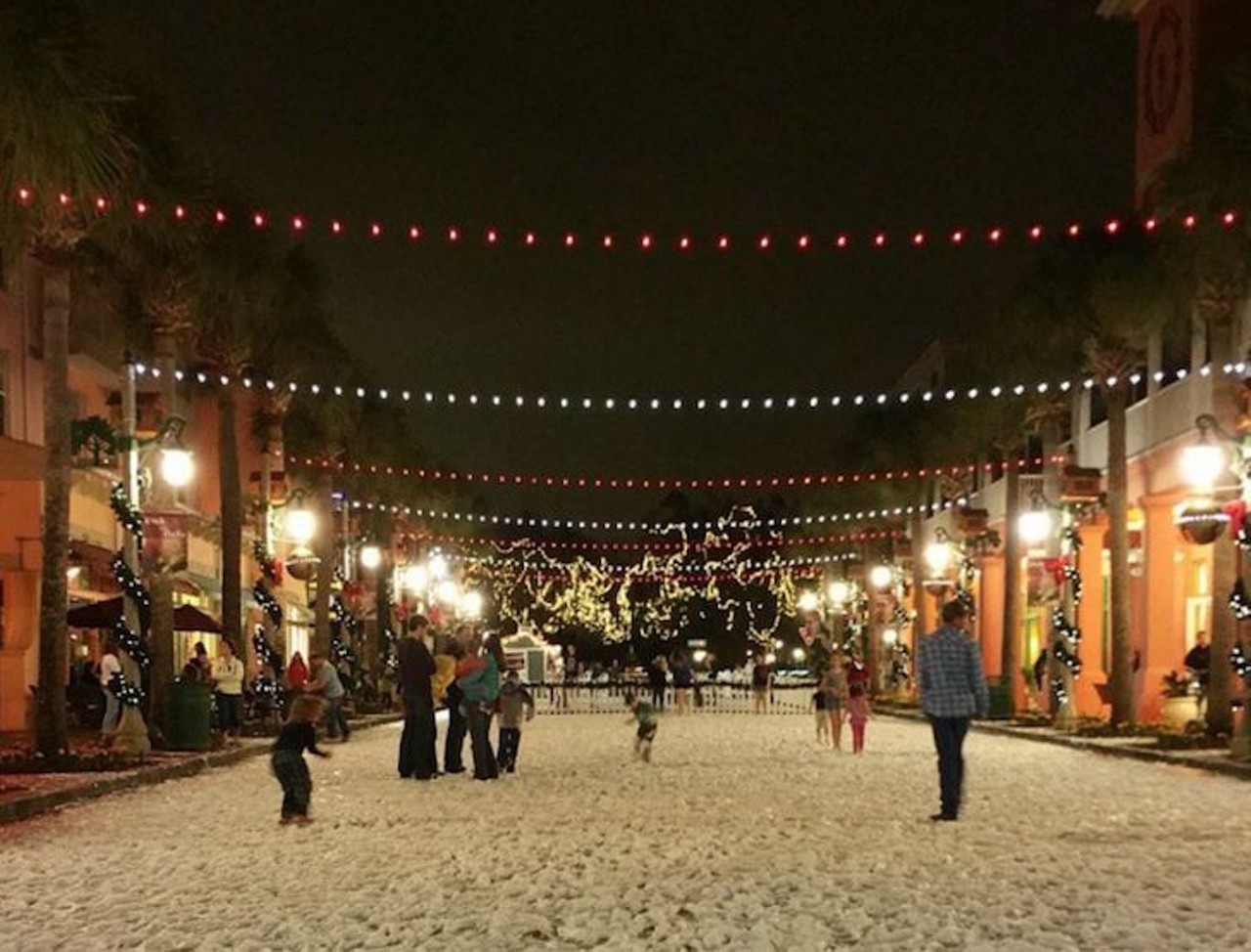 Now Snowing Celebration  
701 Front Street, Celebration
Nov. 24-Dec. 31
Snow&#146;s-a-fallin&#146; in Celebration and it&#146;s just begging to be basked in. It&#146;s not often that Floridians get to enjoy snow in any fashion, so get your snow angels in while you can. 
Photo via Orlando Weekly