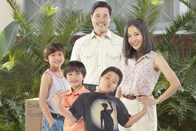 The cast of "Fresh off the Boat," the first network sitcom based on an Asian-American family since 1994's "All-American Girl," starring Margaret Cho - VIA ABC TV