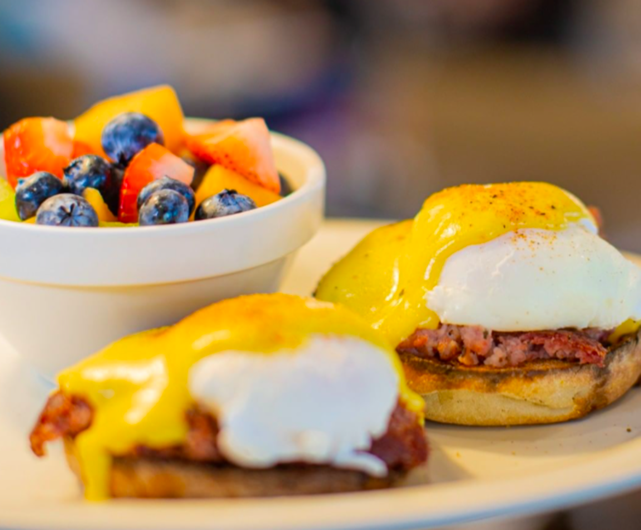 Eggs Up Grill
13750 W. Colonial Drive Suite 130, Winter Garden, 407-347-9140
Eggs Up’s massive menu has nearly every breakfast item imaginable, ranging from home-fry bowls to waffles. Their eggs benedict is a crowd favorite, topped with Canadian bacon, poached eggs and hollandaise sauce.