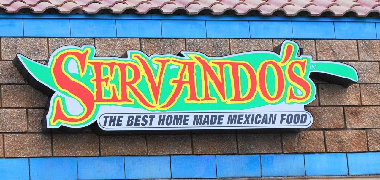 Servando’s
14107 W. Colonial Drive, Winter Garden, 407-654-6866
Enjoy authentic Mexican food at Servando’s. For those looking to get their fill, try their massive burro magnifico, a steak burrito topped with tomatillo sauce and toasty, melted cheese.