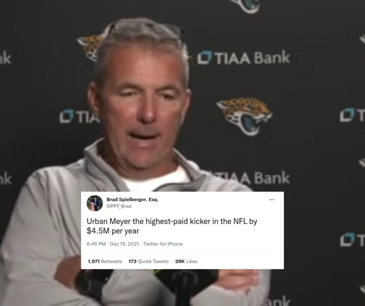 The funniest reactions to Jacksonville Jaguars Coach Urban Meyer