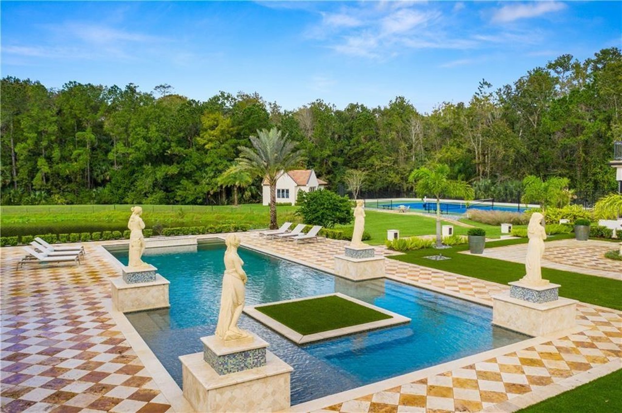 The most expensive home for sale in Seminole County is this gracious Southern manor