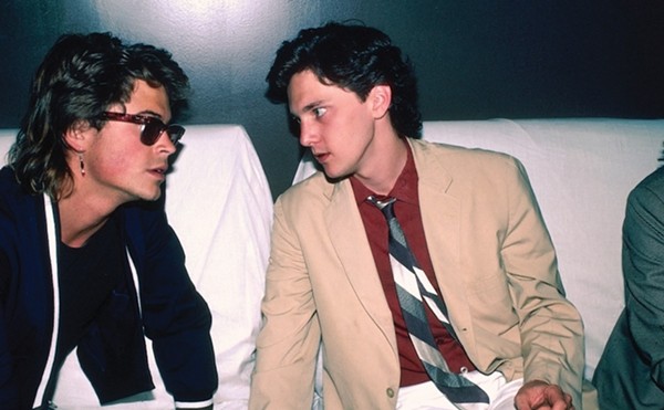 Rob Lowe and Andrew McCarthy in their Brat Pack days