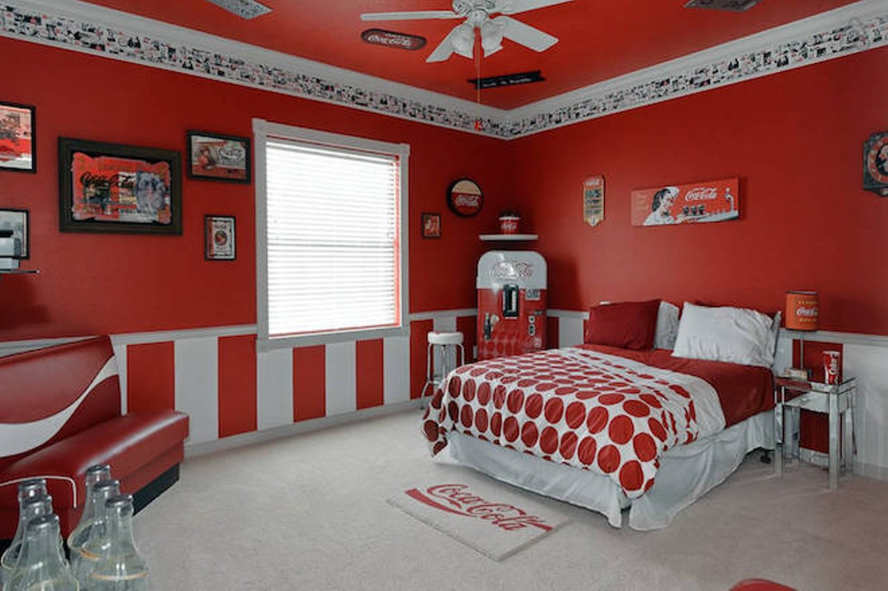 And there's also a Coca Cola-themed room.