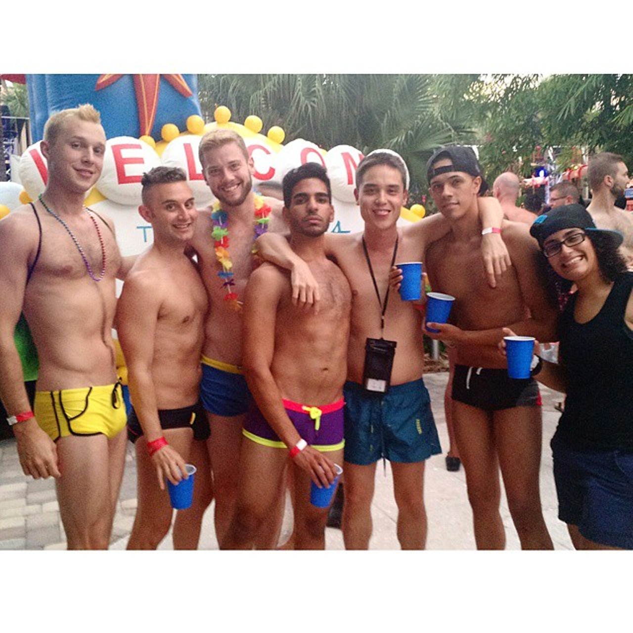 The very best Speedos, short shorts and swim trunks from #GayDays and #OMW 2015