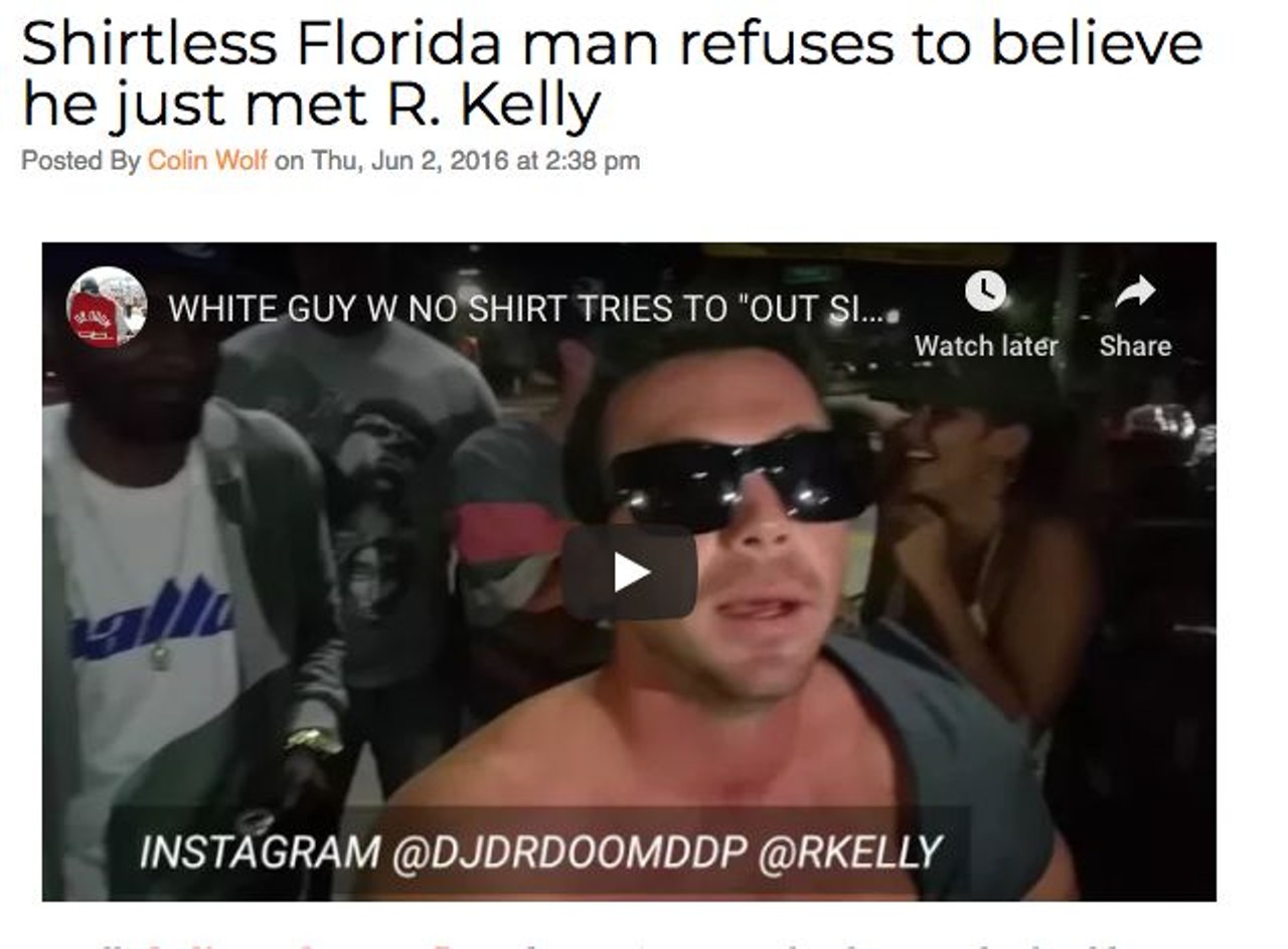 The viral 'Florida Man Birthday Challenge' is just called Thursday here