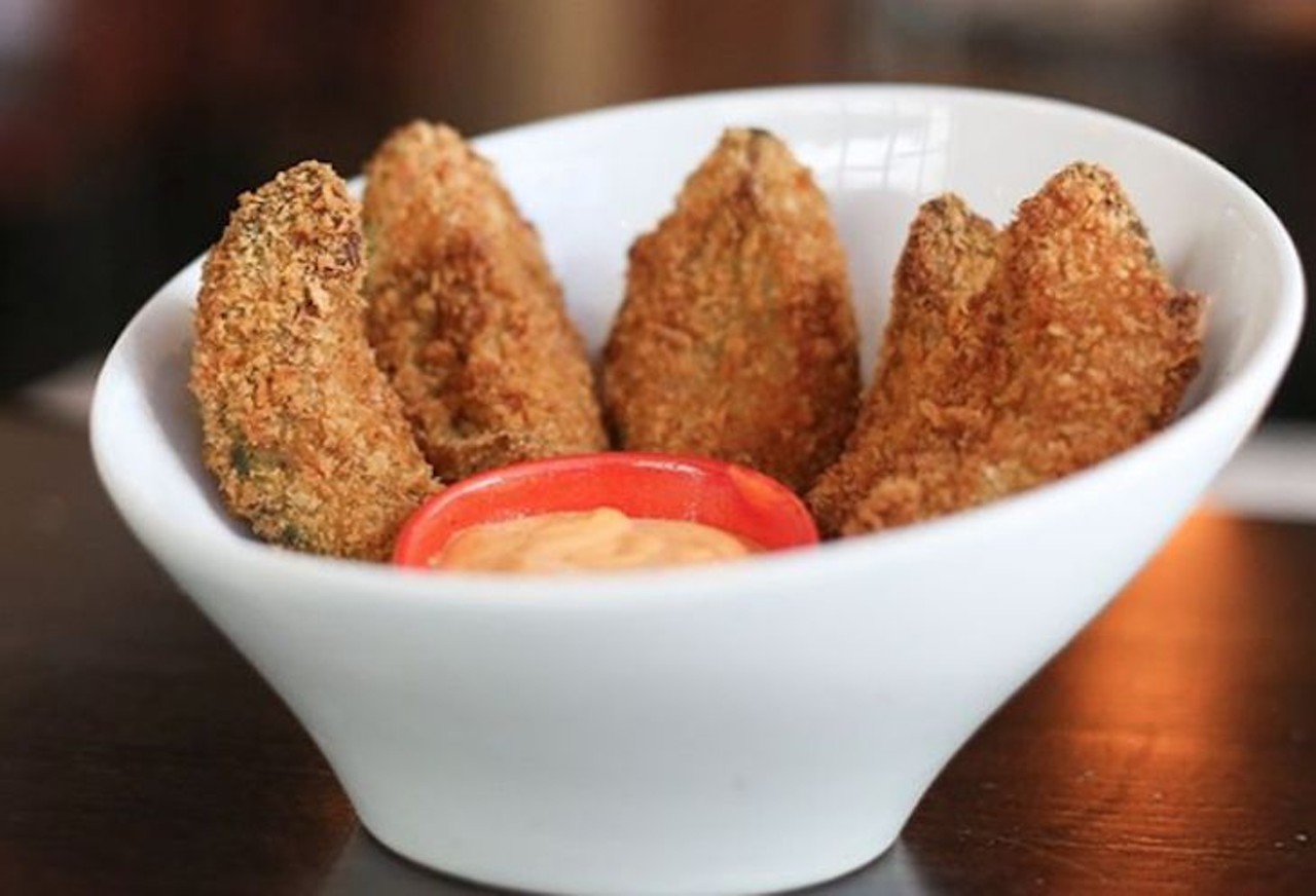 Cocina 214
151 E. Welbourne Ave., Winter Park 
Fried avocado bites are a fan favorite at Cocina 214. Lightly breaded and fried, these Hass avocados are served with a homemade chipotle cream sauce.  
Photo via Instagram/Cocina 214