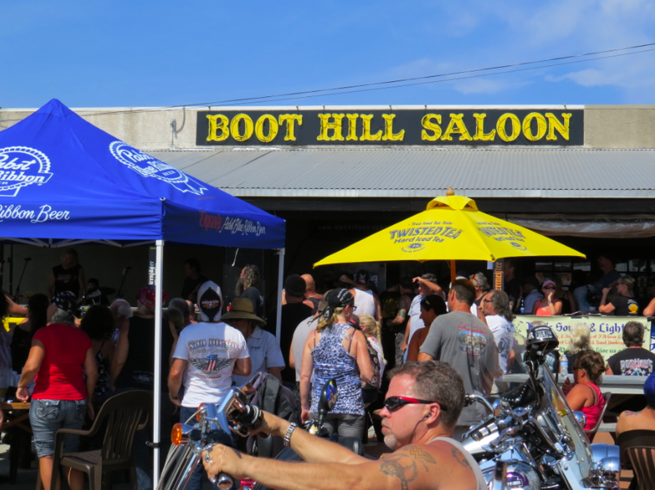 Boot Hill Saloon
310 Main St. Bridge, Daytona Beach
Bikers just can't get enough of the Boot Hill Saloon in Daytona Beach. Even in death, some bikers make a pit stop at their favorite watering hole and have a riotous time. The spirits here make the jukebox play even when unplugged, hurl items across the bar and turn on the faucets in the bathroom when no one is around.