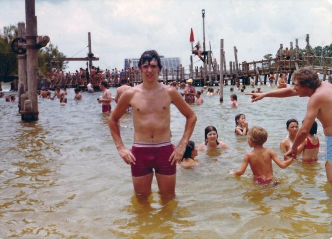 At the River Country water park at Walt Disney World, 1977