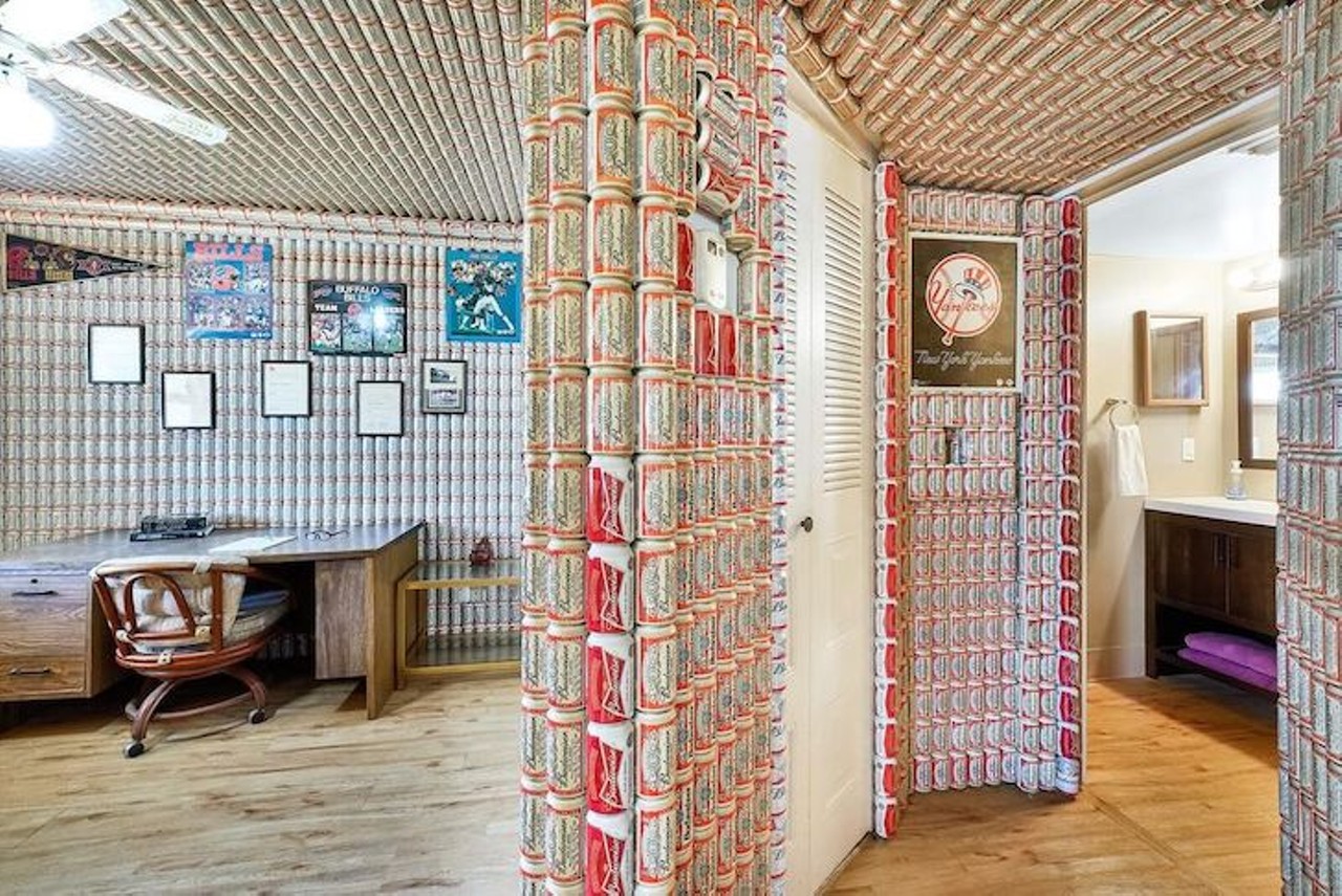 This $100,000 Florida condo is completely covered in empty beer cans, and Budweiser just upped the ante