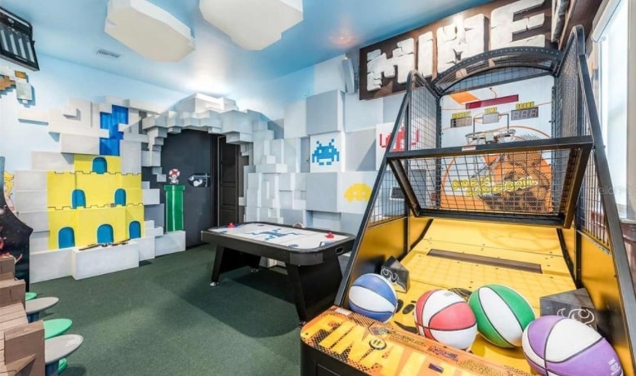 This $2.1 million Orlando mansion features 'Minecraft' and 'Super Mario'-themed rooms
