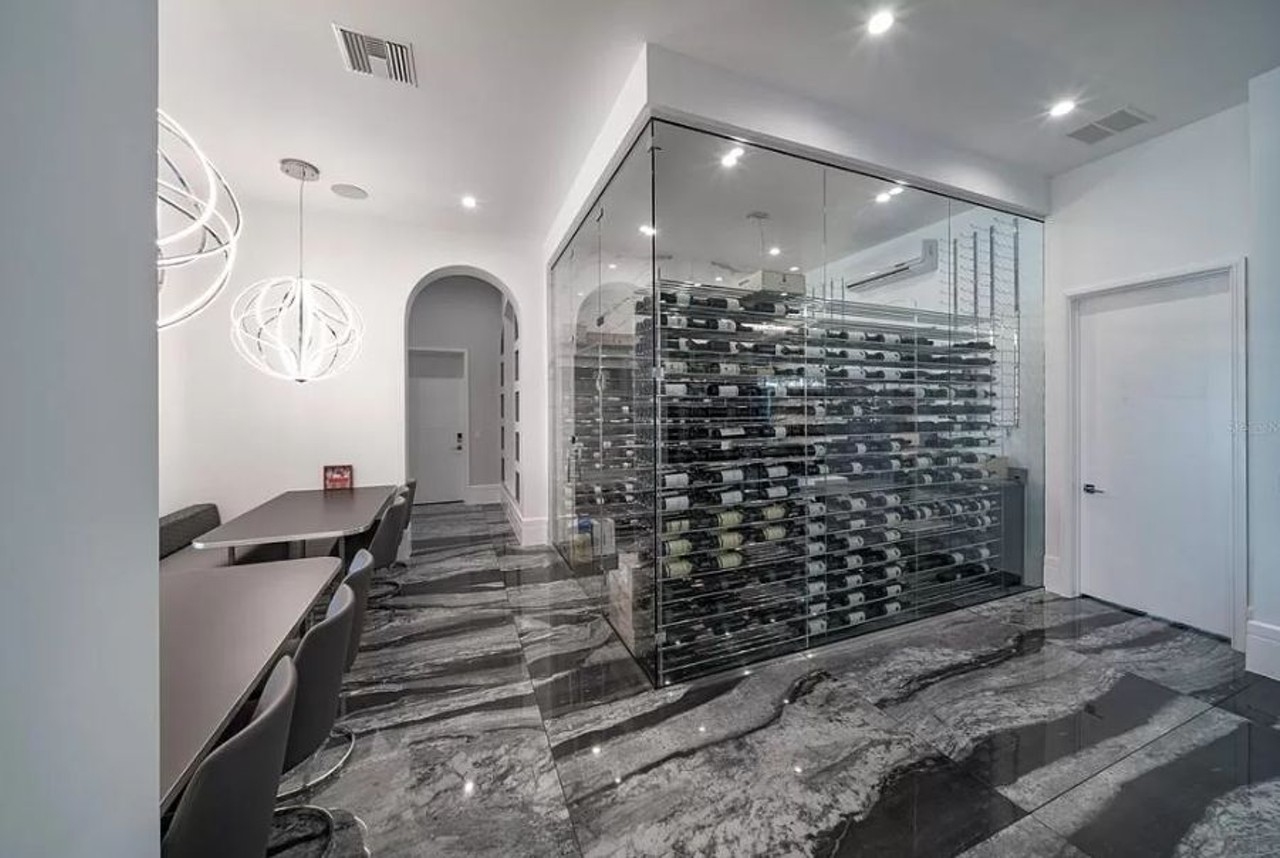 This all-grey mansion is now the second-most expensive home ever sold in Winter Park