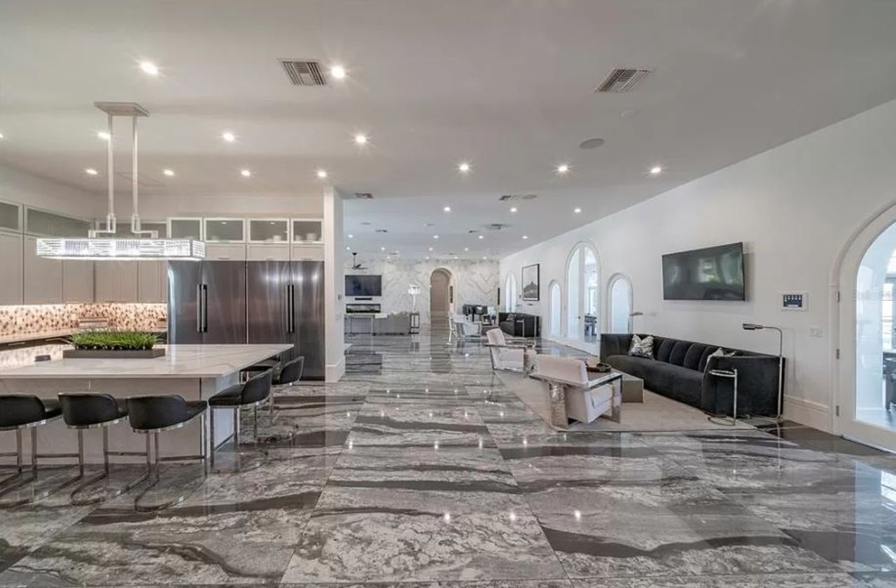 This all-grey mansion is now the second-most expensive home ever sold in Winter Park