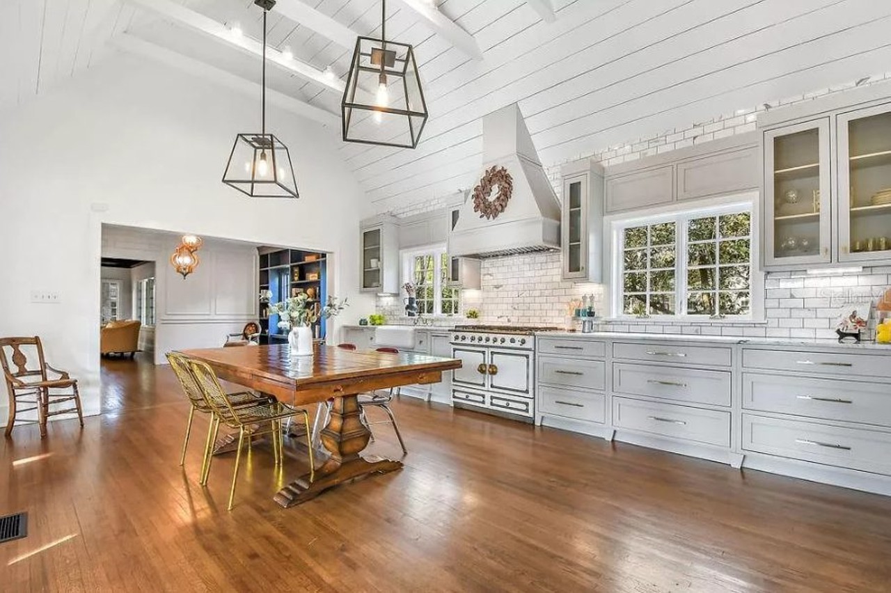 This beautifully restored 1928 Colonial in Lake Davis just hit the market for $1.3 million